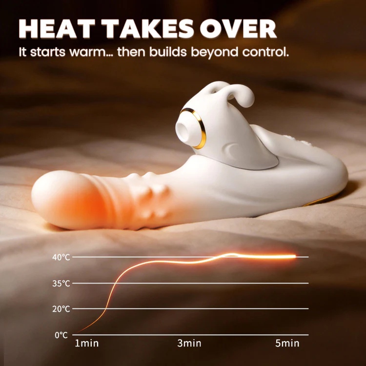 2-in-1 Detachable Suction & Thrusting Vibrator with App Control - Image 8