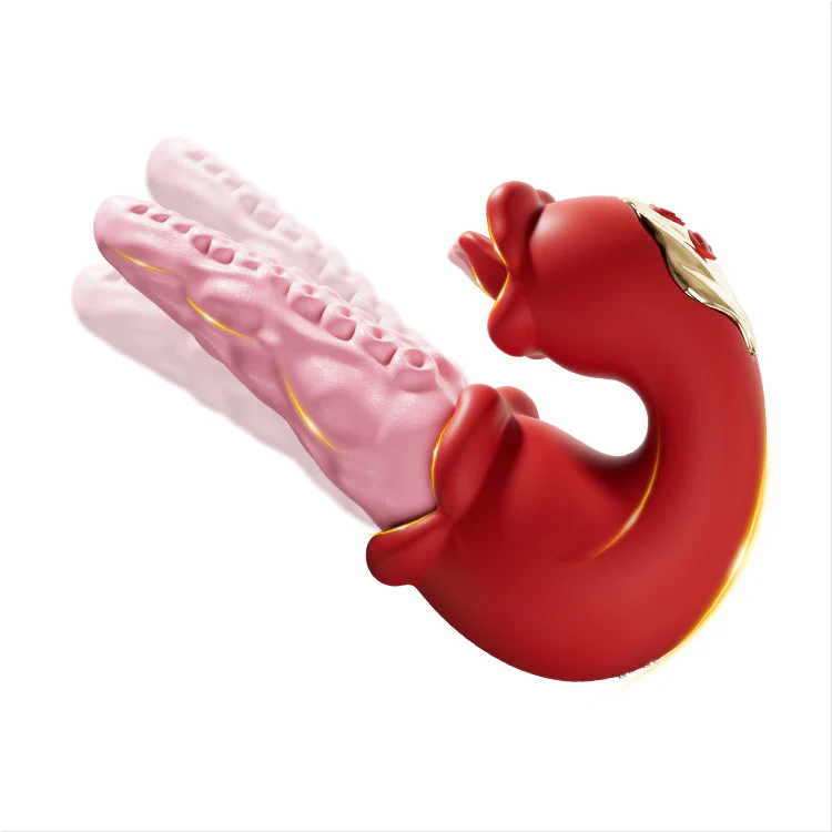 2-in-1 Octopus Vibrator with Tongue Tease – 10 Vibration Modes - Image 3