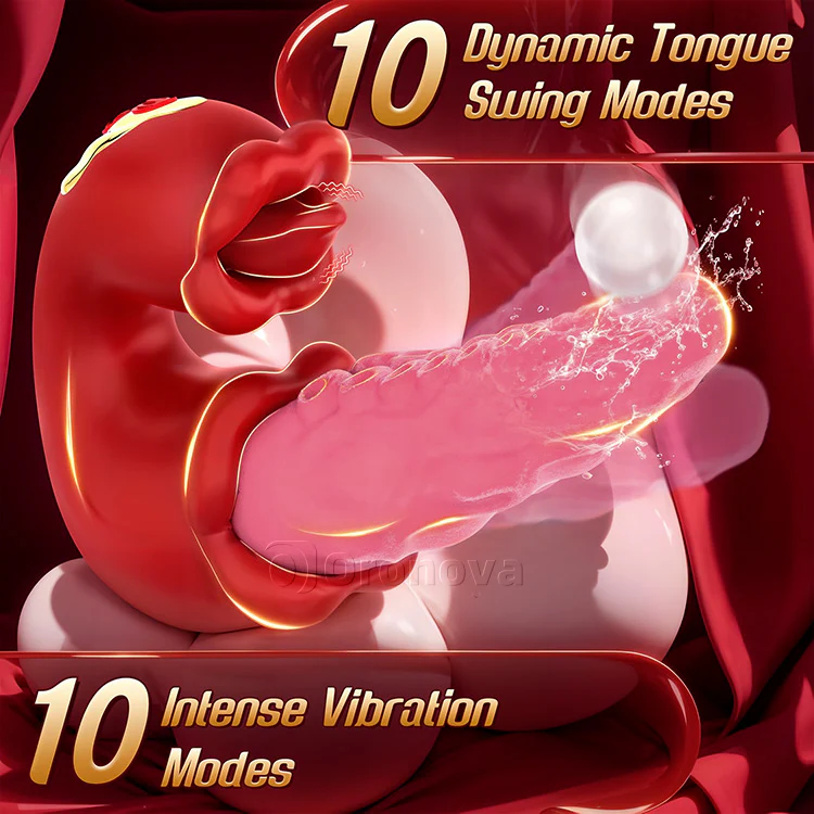 2-in-1 Octopus Vibrator with Tongue Tease – 10 Vibration Modes - Image 6