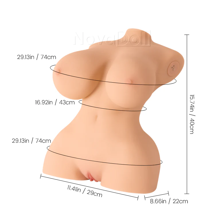 20.9LB Female Torso Doll with Vibration Technology - Image 9