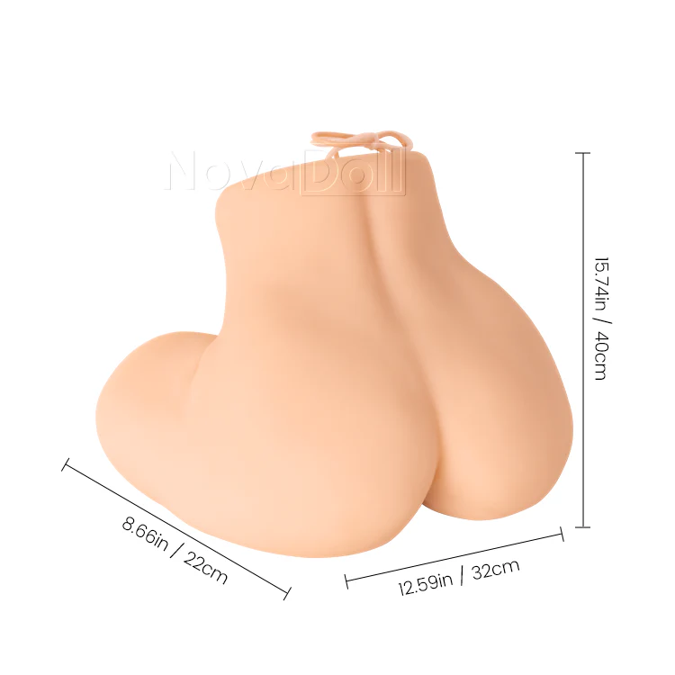 27.6LB Female Big Butt Torso Doll with Suction & Vibrations - Image 12