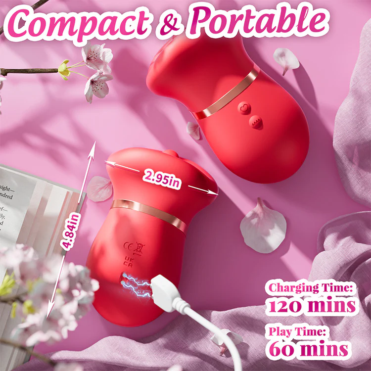 3-in-1 Mouth Vibrator – Suction, Licking & Vibration - Image 4