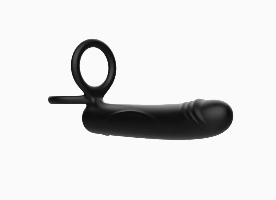 3-in-1 Vibrating Ring with Dildo – Perfect Adult Toy for Couples - Image 3