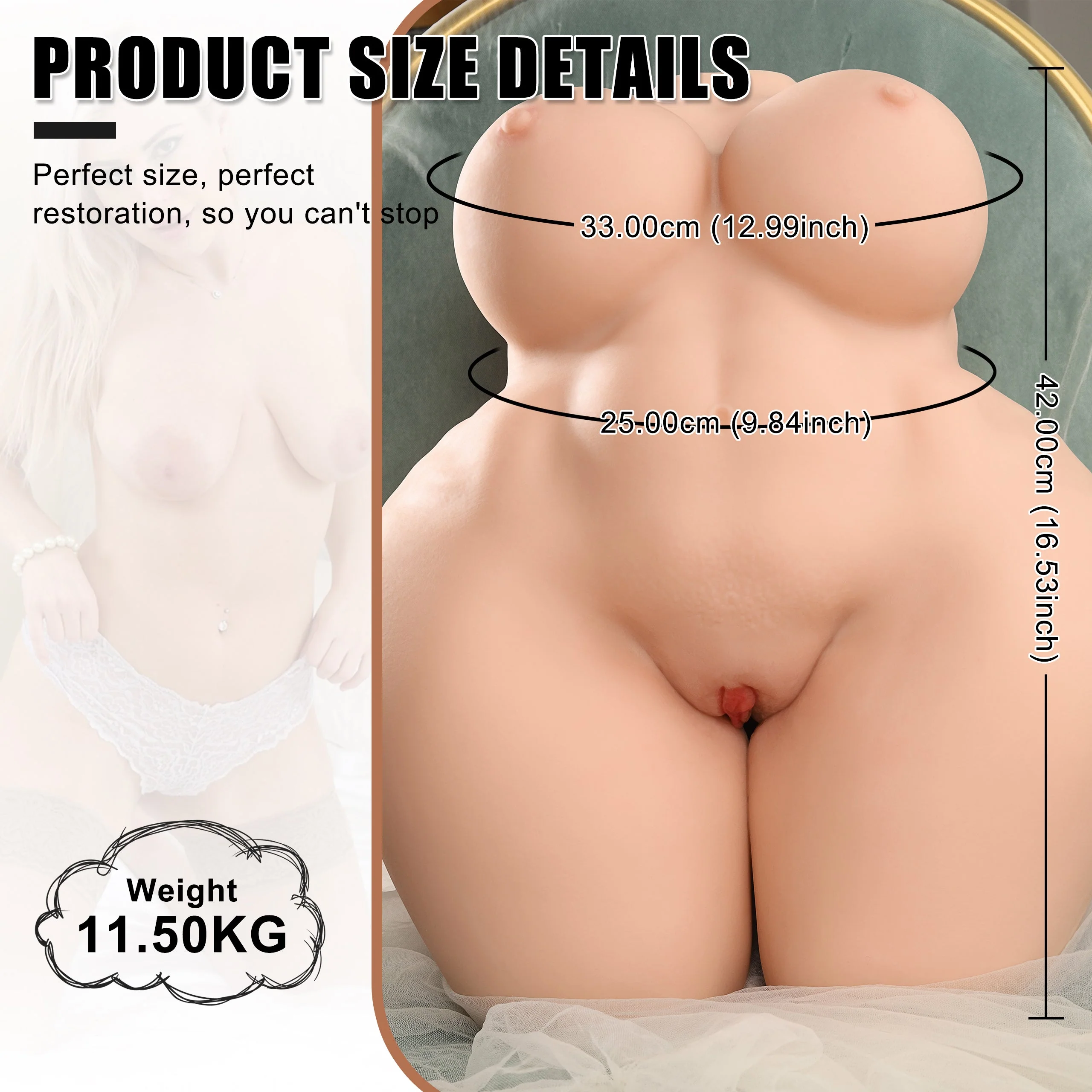 Veronica - 27.5LB Realistic Sex Doll - Image 12