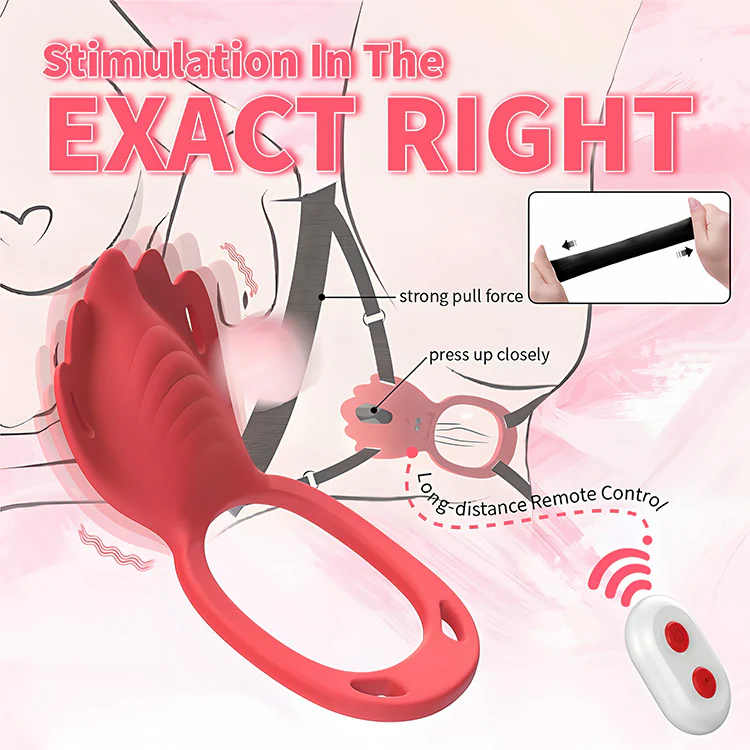 APP-Controlled Wearable Clitoral Vibrator with Strap - Image 5