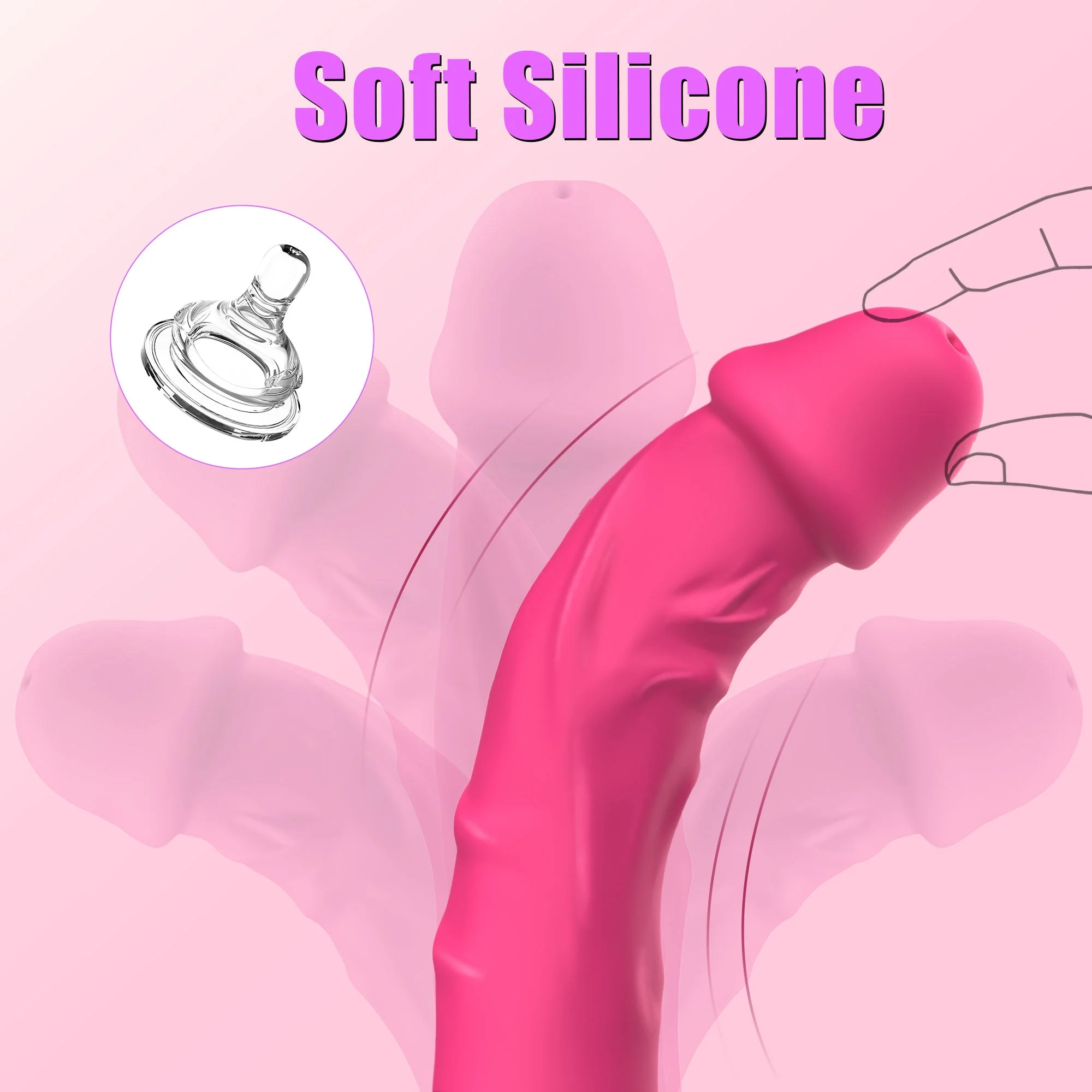 Dildo G spot Vibrator - Vibrating & Heating - Image 6