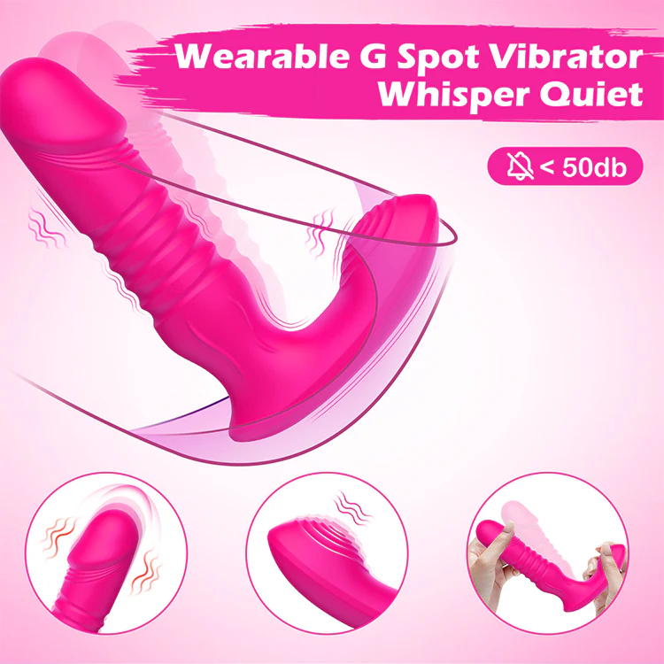 G Spot Dildo Vibrator - Thrusting & Vibrating - Image 3