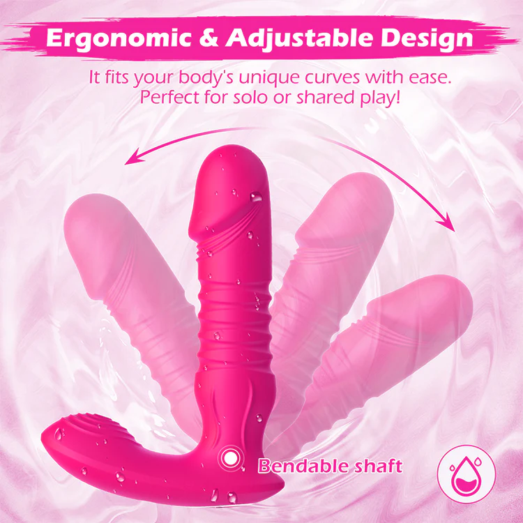 G Spot Dildo Vibrator - Thrusting & Vibrating - Image 5