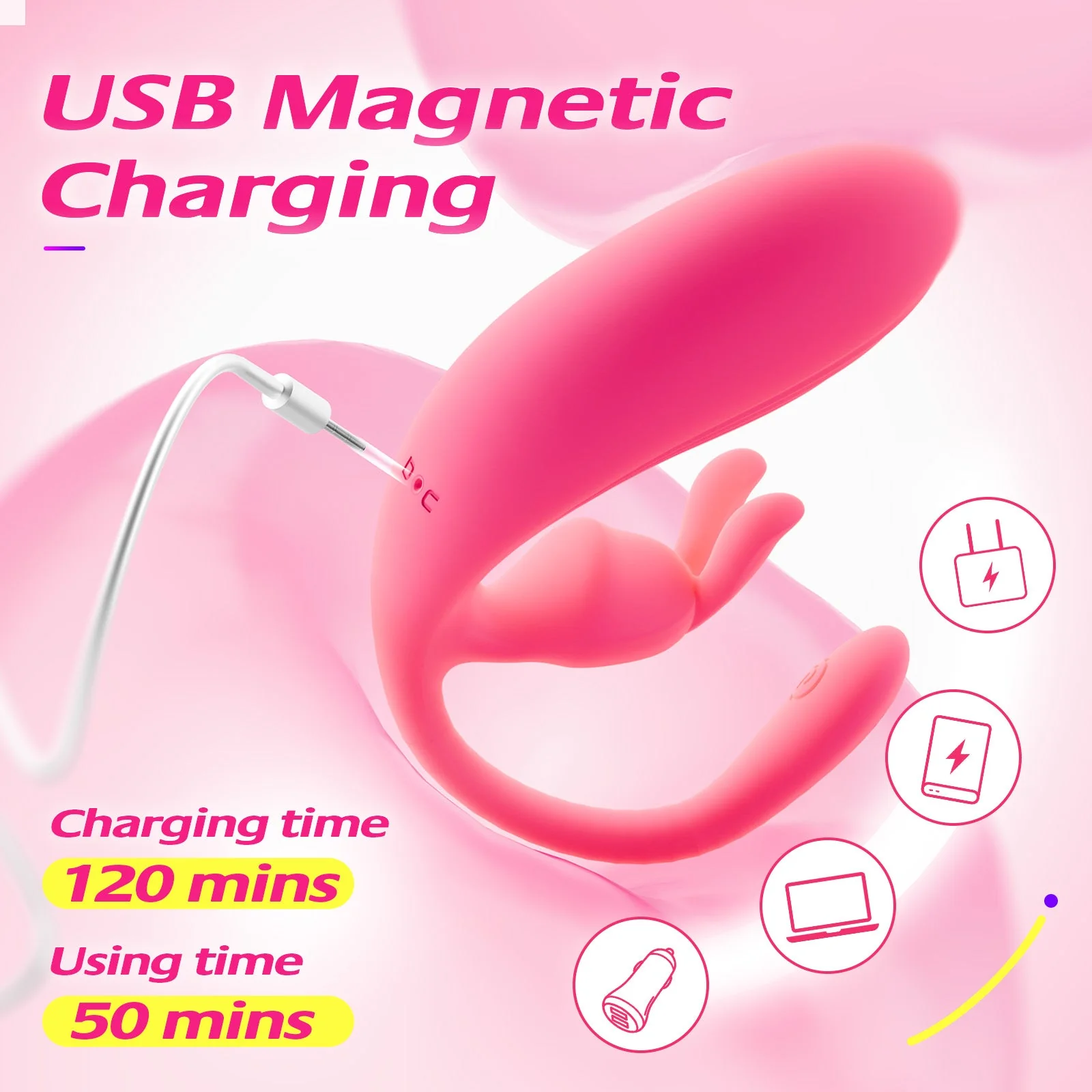 Clitoral Egg Vibrator - Dual Motors - Image 5