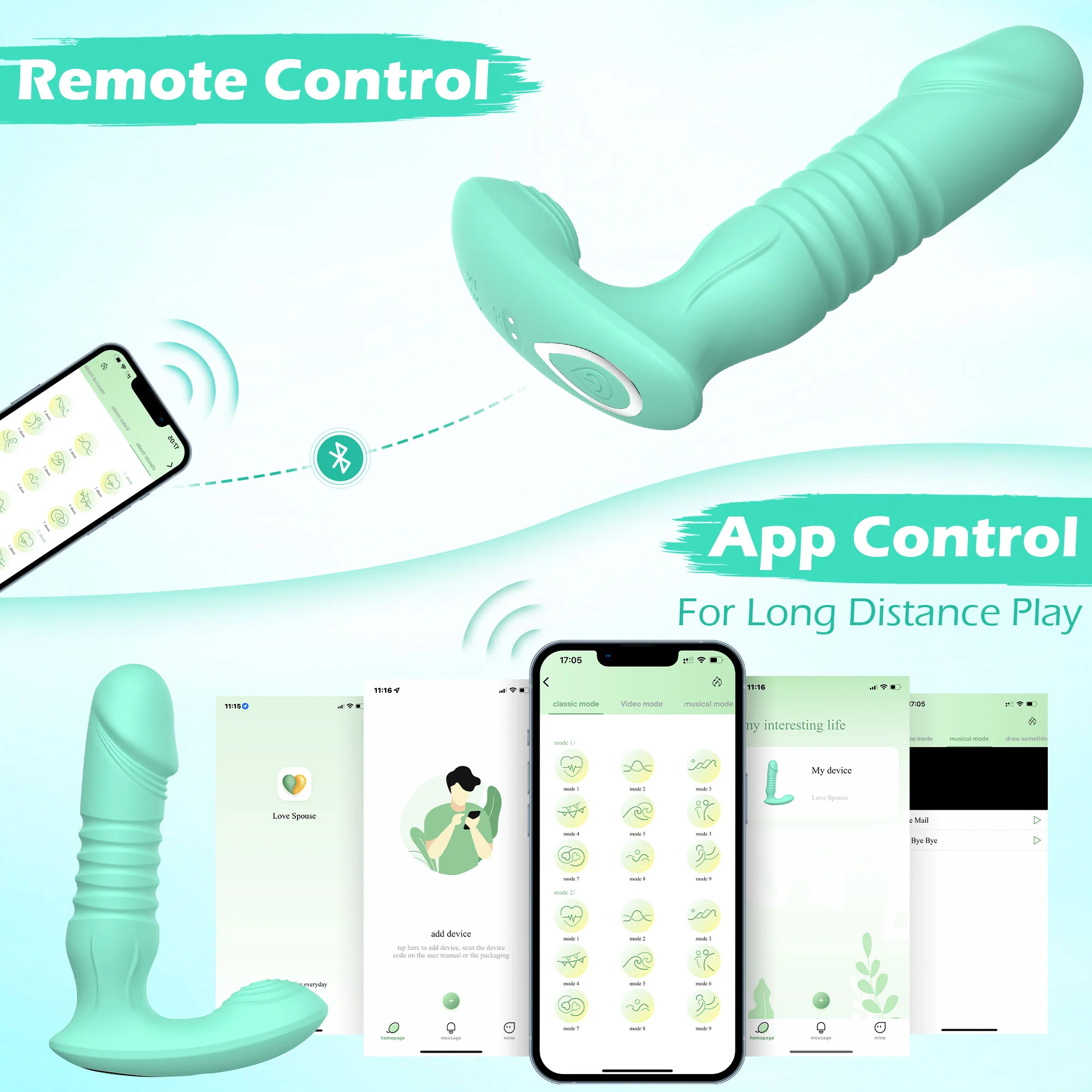 Dildo G Spot Vibrator - Thrusting & Vibrating - Image 5