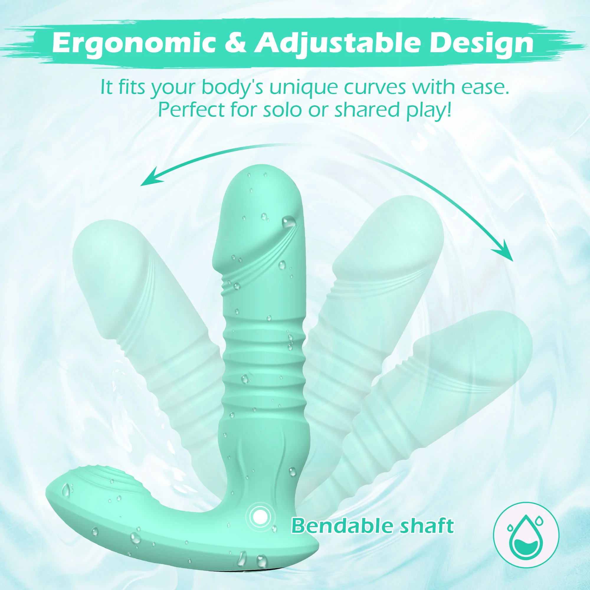 Dildo G Spot Vibrator - Thrusting & Vibrating - Image 6