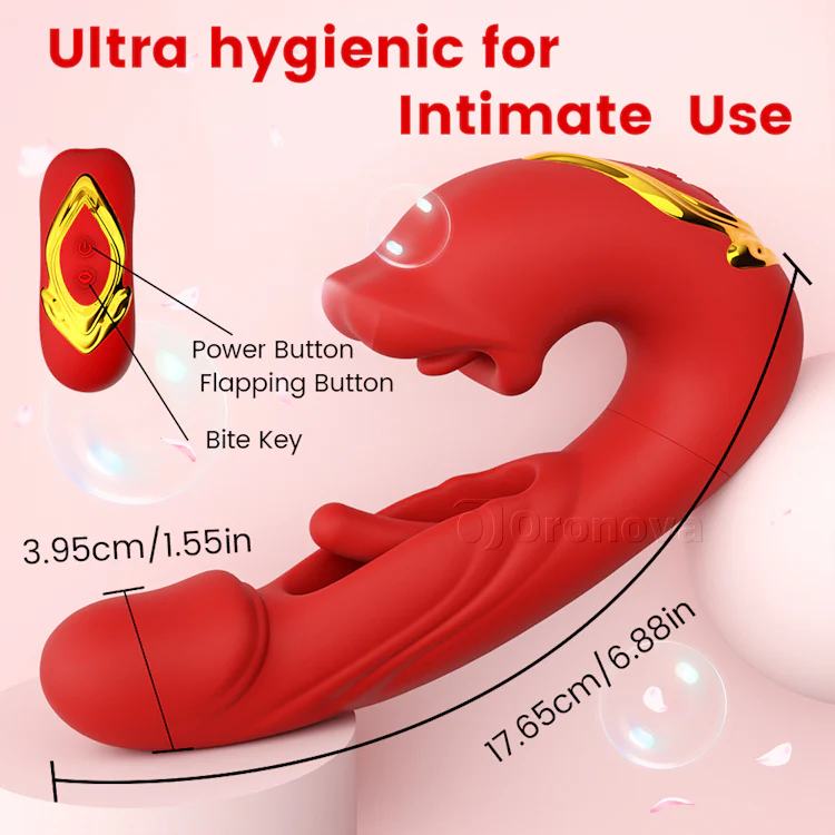 Flapping Clit Vibrator - Kissing Mouth & Vibration - Image 5