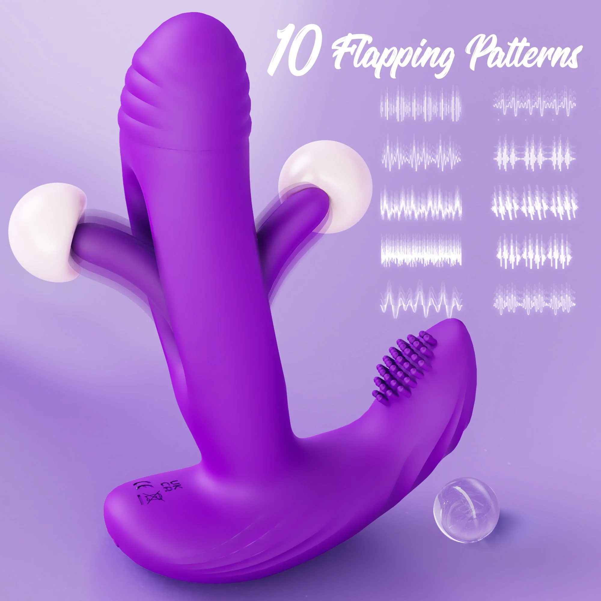 Flapping G spot Vibrator - Clitoral & Waterprooof - Image 4