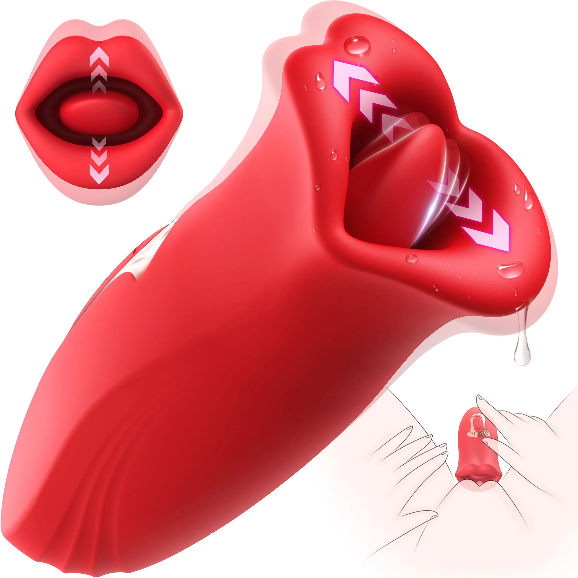 Kissing Sex Toy - Vibrating Tongue - Image 11