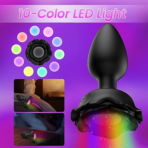 Color-Changing LED Butt Plug with Sensational Vibration - Image 4