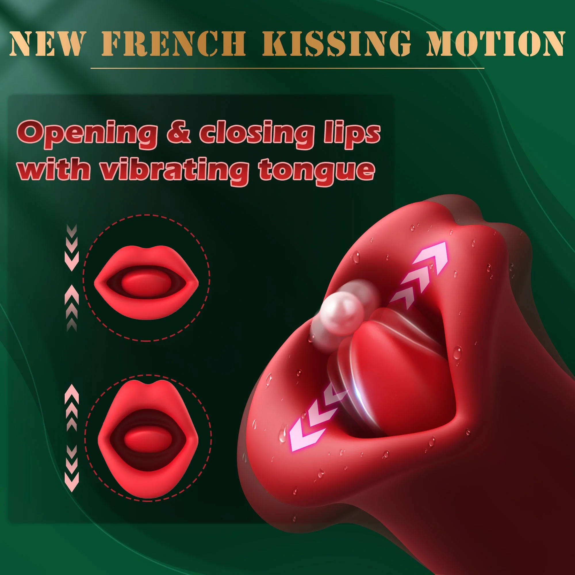 Mouth Kisssing Wand Vibrator - Image 8