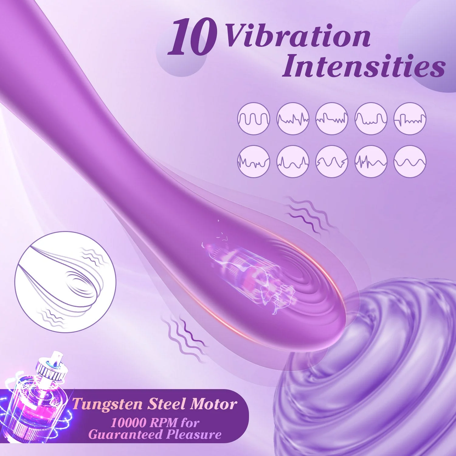 G Spot Wand Vibrator - Clitoris & Compact - Image 5