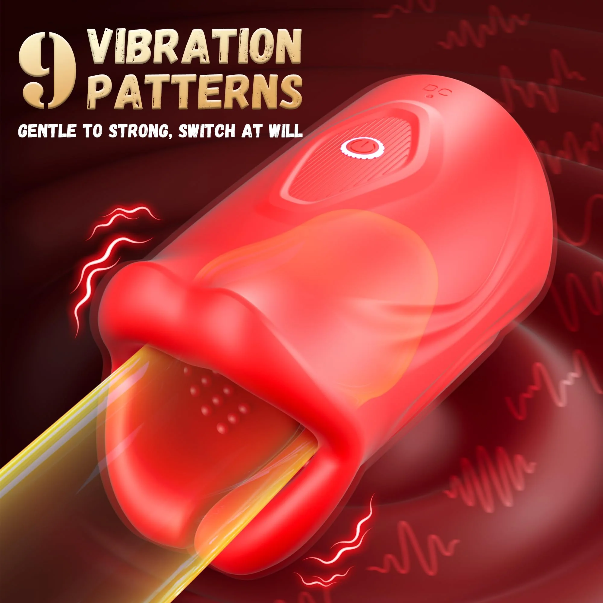 Powerful Hands-Free Masturbation Cup with 9 Vibration Modes - Image 3