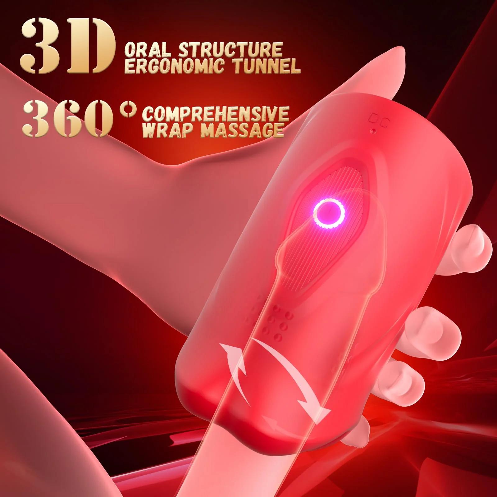 Powerful Hands-Free Masturbation Cup with 9 Vibration Modes - Image 6
