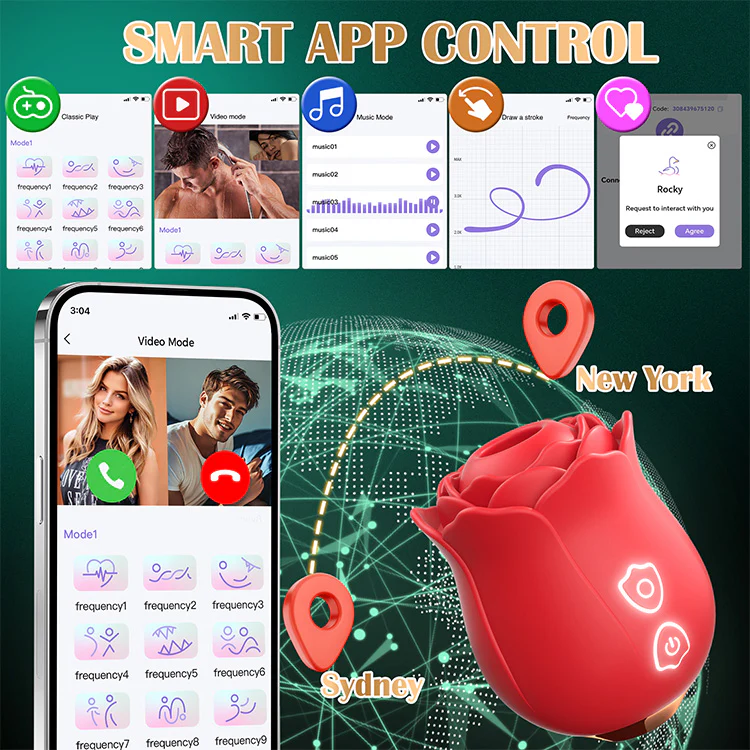 Powerful Suction & App-Controlled Pleasure with Rosebud - Image 4