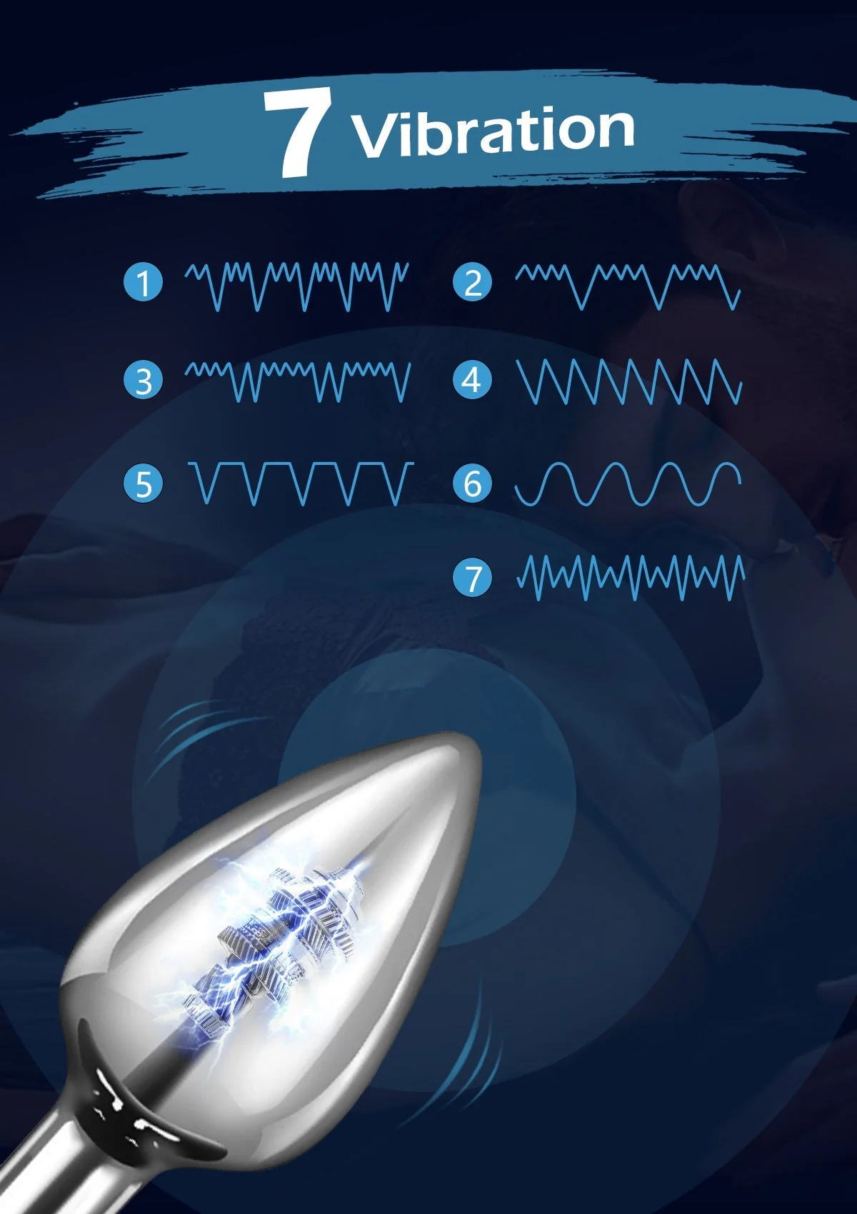 Remote Controlled Anal Butt Plug for Stimulation with Adjustable Vibrations - Image 10