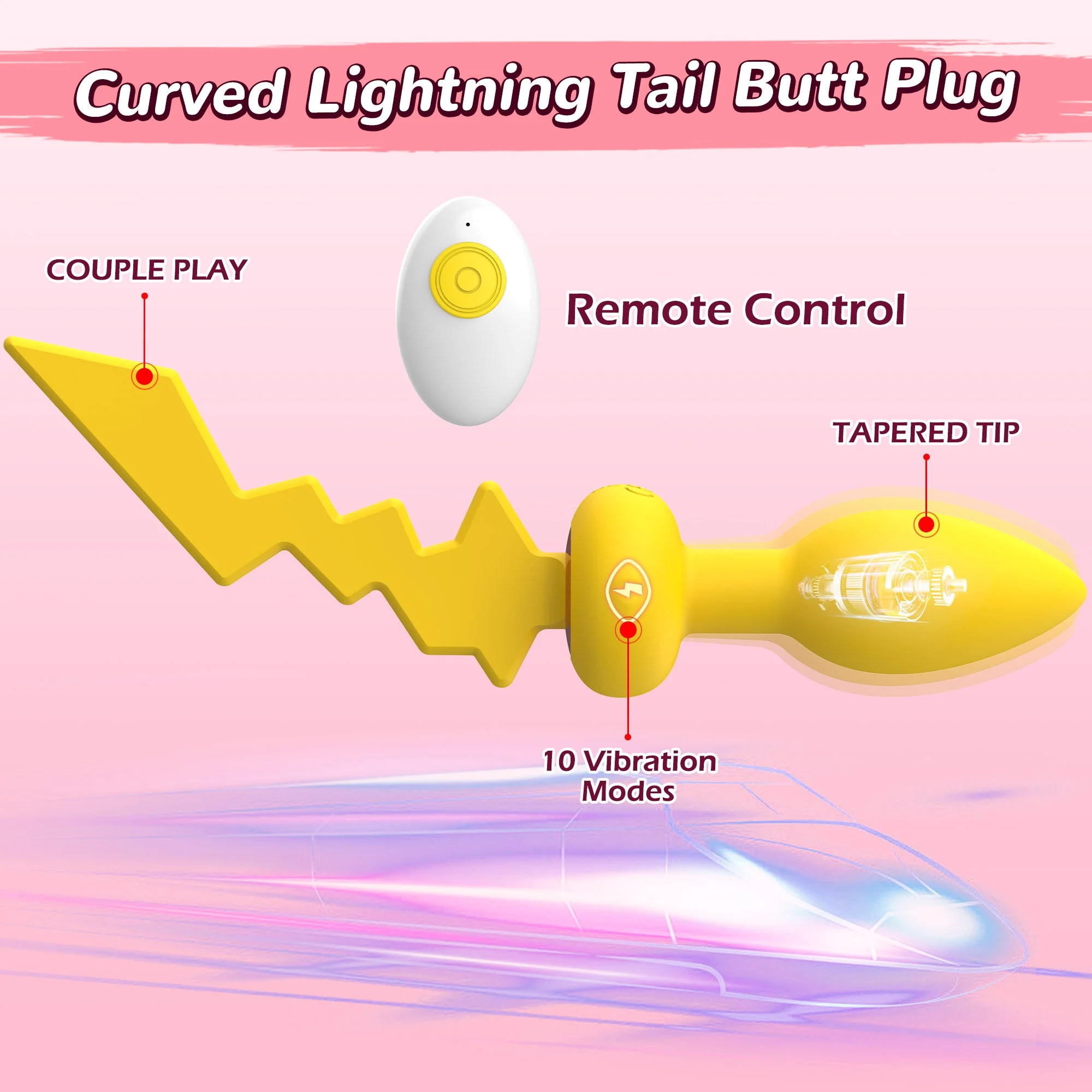 Remote Vibrating Anal Plug - Image 10