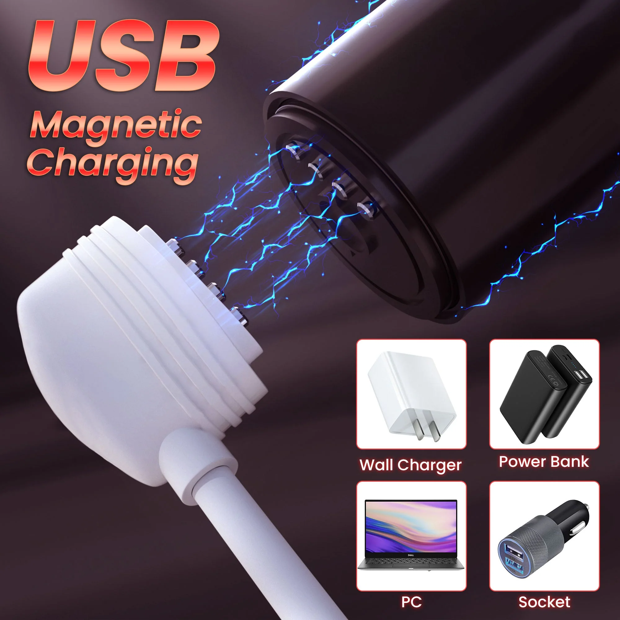 Auto Thrusting Male Masturbator - Vibrating & Handled - Image 6