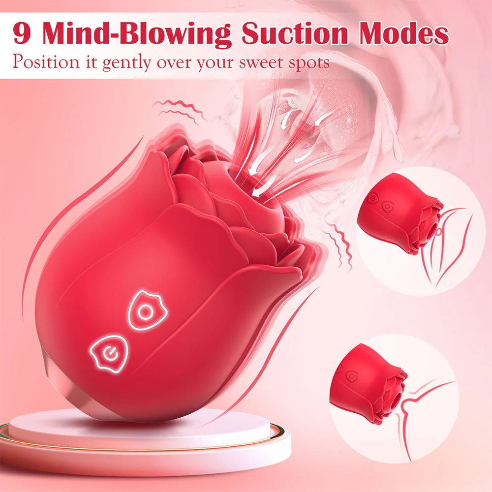 Rosebud Suction Stimulator with Rhythmic Tapping - Image 4