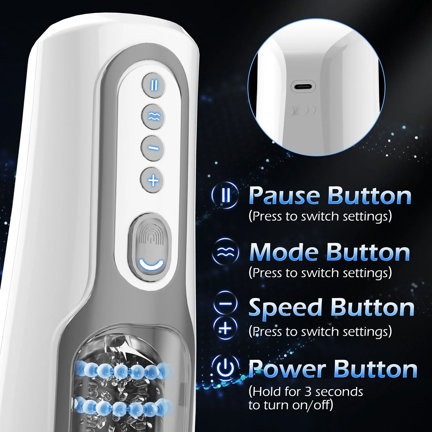 Sensual Rotating Roller Masturbator with Intense Stimulation - Image 8