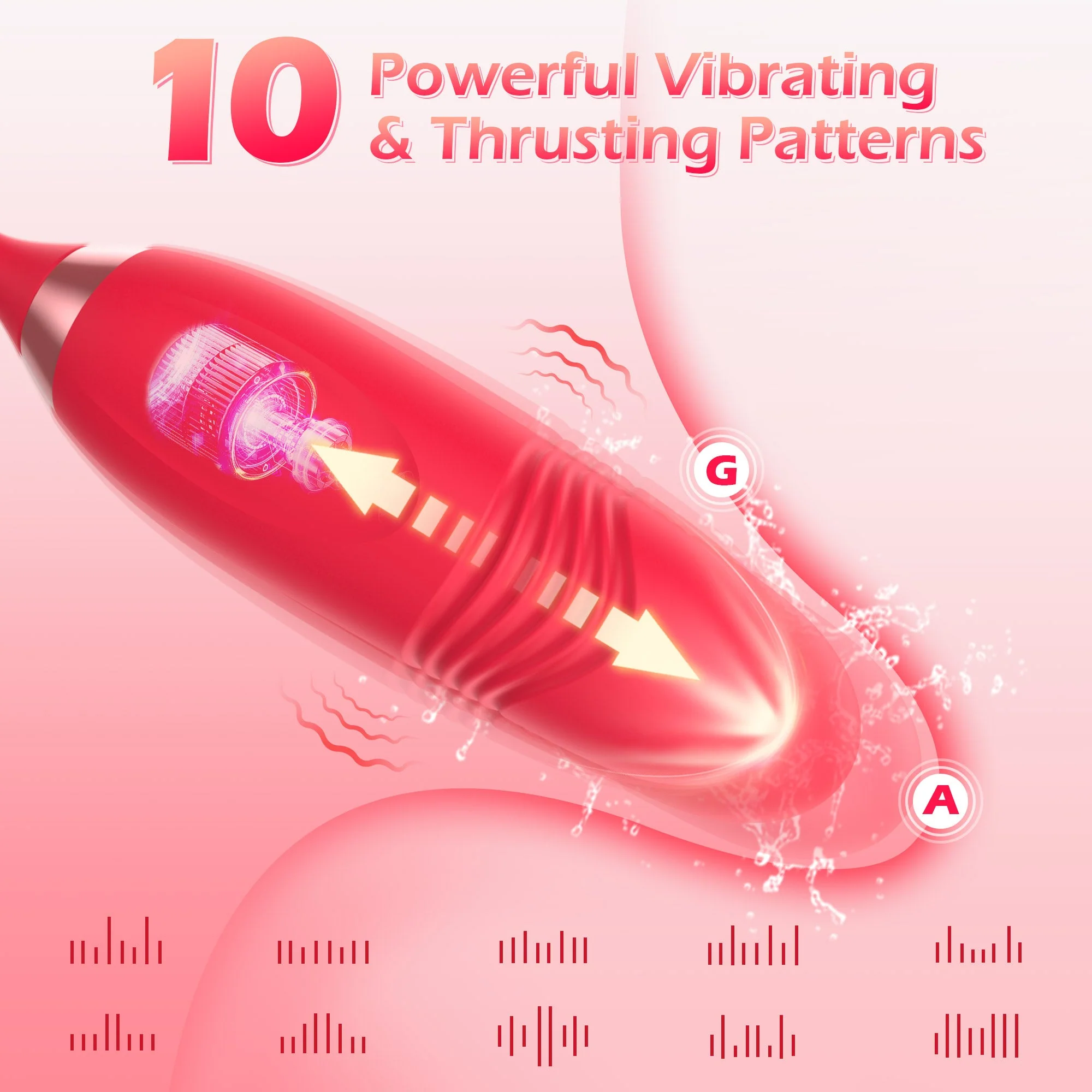 Rose Thrusting Vibrator - Sucking & Vibrating - Image 4