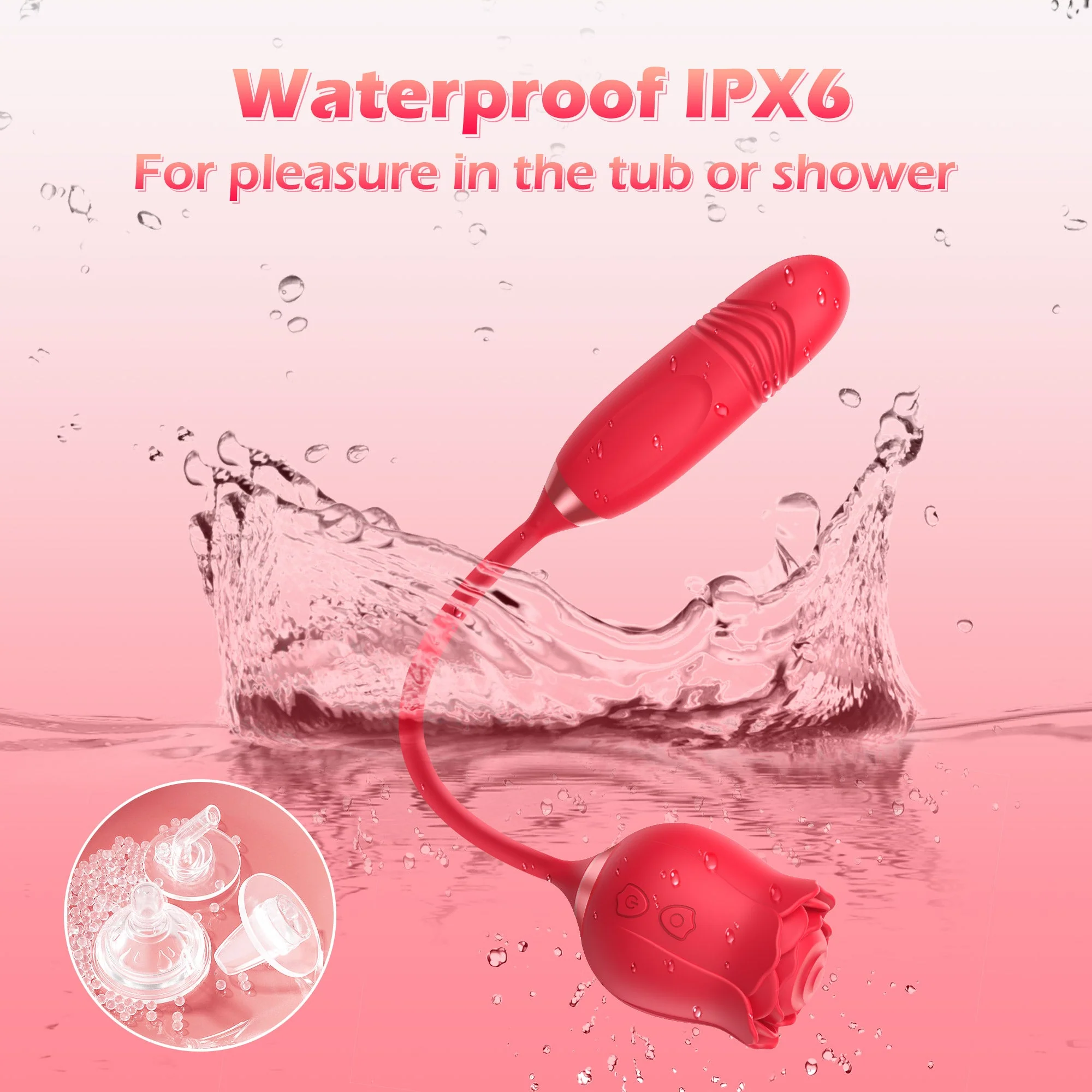 Rose Thrusting Vibrator - Sucking & Vibrating - Image 7