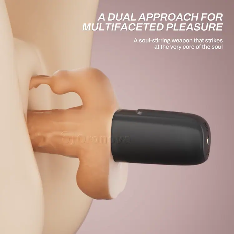 Vibrating Thrusting Dildo with Hands-Free Operation - Image 6